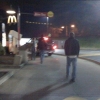McDonalds Stand in Drive Thru